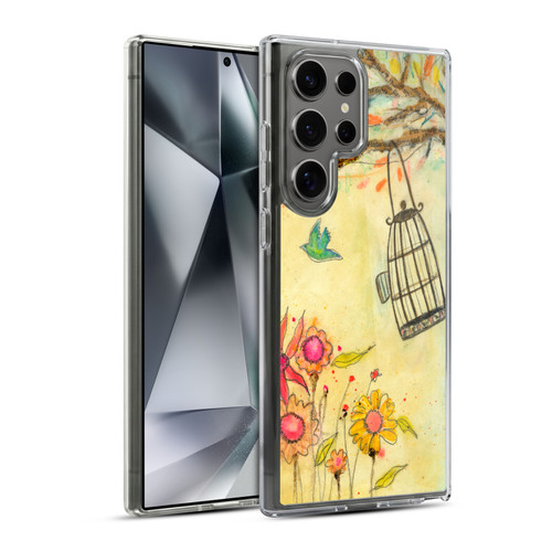 Wyanne Birds Free To Be Soft Gel Case for Samsung Galaxy S24 Ultra 5G & MagSafe