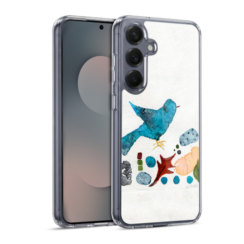 Wyanne Birds Playful Bird Soft Gel Case for Samsung Galaxy S25 & MagSafe