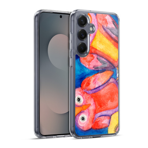 Wyanne Birds Pair of Owls Soft Gel Case for Samsung Galaxy S25+ & MagSafe