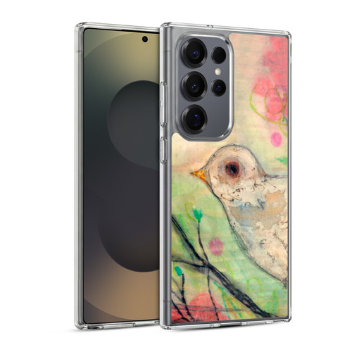 Wyanne Birds Bird on Branch Soft Gel Case for Samsung Galaxy S25 Ultra & MagSafe