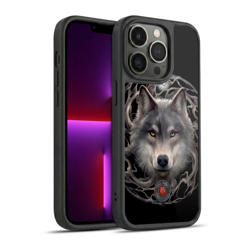 Anne Stokes Wolves 2 Night Forest Gel Armour Case For Apple iPhone 13 Pro