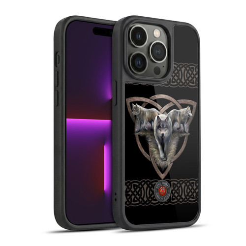 Anne Stokes Wolves 2 Trio Gel Armour Case For Apple iPhone 14 Pro