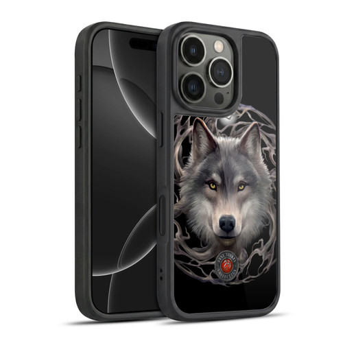 Anne Stokes Wolves 2 Night Forest Gel Armour Case For Apple iPhone 16 Pro