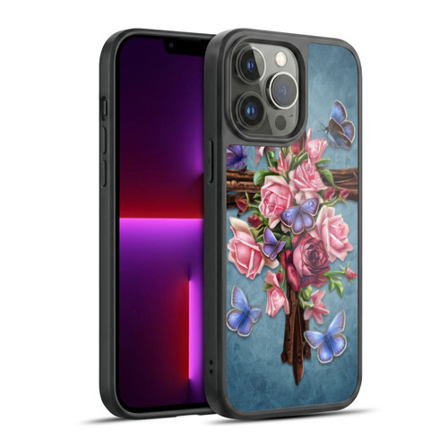 Brigid Ashwood Crosses Flower Gel Armour Case For Apple iPhone 13 Pro Max