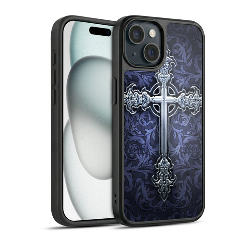 Brigid Ashwood Crosses Gothic Gel Armour Case For Apple iPhone 15