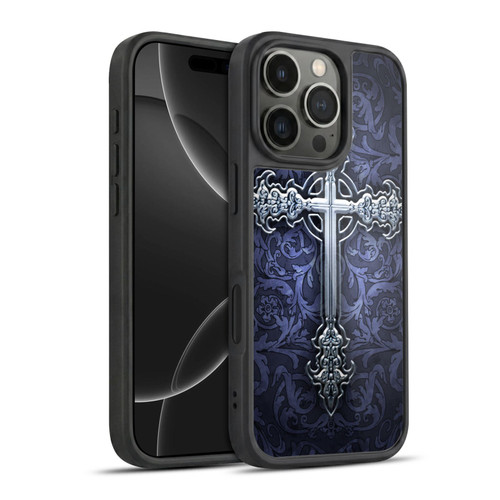 Brigid Ashwood Crosses Gothic Gel Armour Case For Apple iPhone 16 Pro