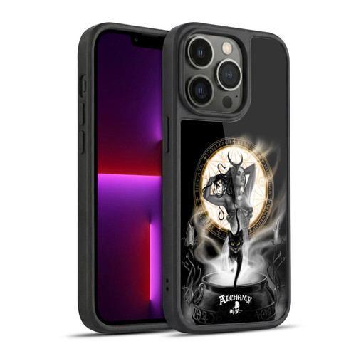 Alchemy Gothic Graphic Art Lunacalia Gel Armour Case For Apple iPhone 13 Pro