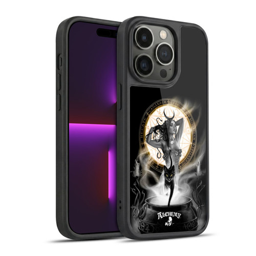 Alchemy Gothic Graphic Art Lunacalia Gel Armour Case For Apple iPhone 14 Pro