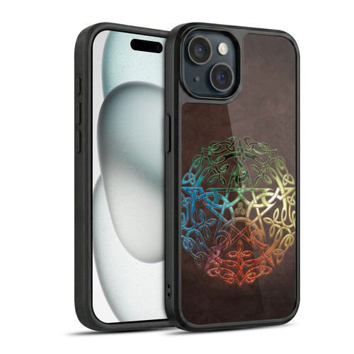Brigid Ashwood Sacred Symbols Element Pentacle Gel Armour Case For Apple iPhone 15