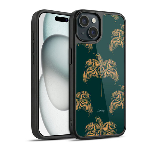 Cat Coquillette Tropical Wildlife Palm Tree Oasis Gel Armour Case For Apple iPhone 15