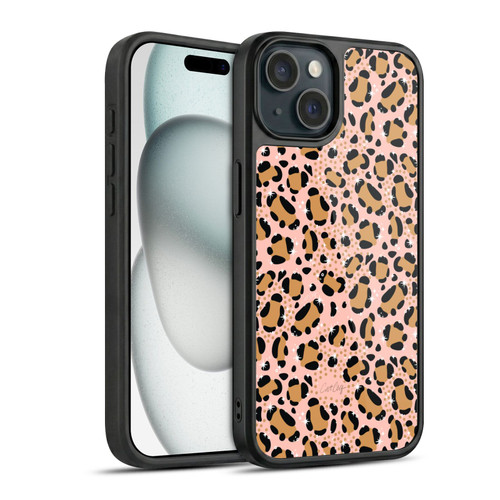 Cat Coquillette Tropical Wildlife Sparkly Leopard Print Gel Armour Case For Apple iPhone 15