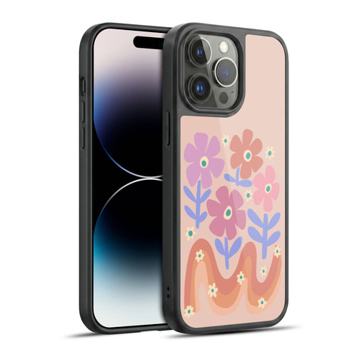 Gabriela Thomeu Retro 70s Floral Gel Armour Case For Apple iPhone 14 Pro Max