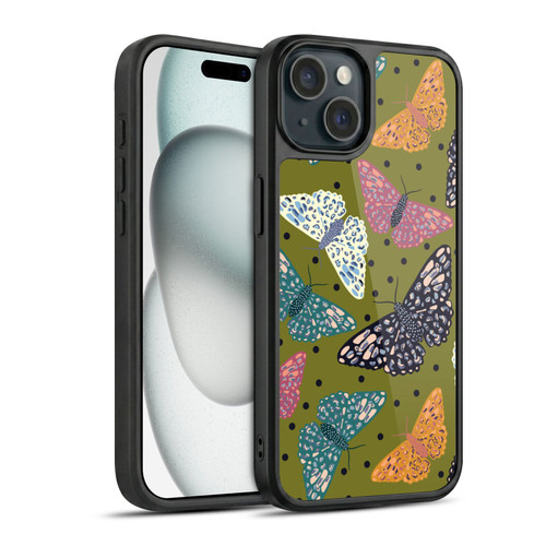 Gabriela Thomeu Retro Winter Butterflies Gel Armour Case For Apple iPhone 15