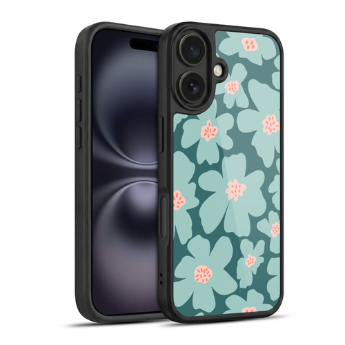 Gabriela Thomeu Retro Daisy Green Gel Armour Case For Apple iPhone 16