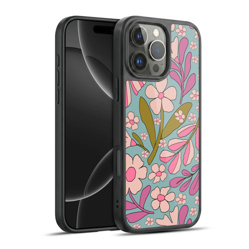 Gabriela Thomeu Retro Groovy 70s Blue Gel Armour Case For Apple iPhone 16 Pro Max