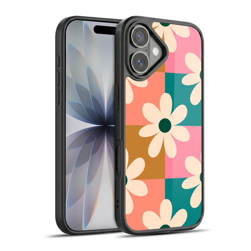 Gabriela Thomeu Retro Daisy Checkered Colors Gel Armour Case For Apple iPhone 17