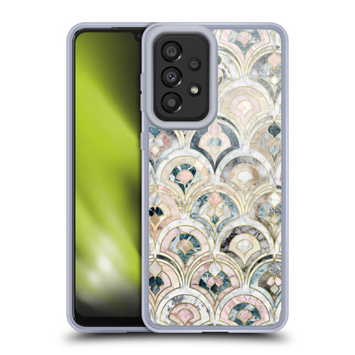 Micklyn Le Feuvre Marble Patterns Art Deco Tiles In Soft Pastels Soft Gel Case for Samsung Galaxy A33 5G (2022)