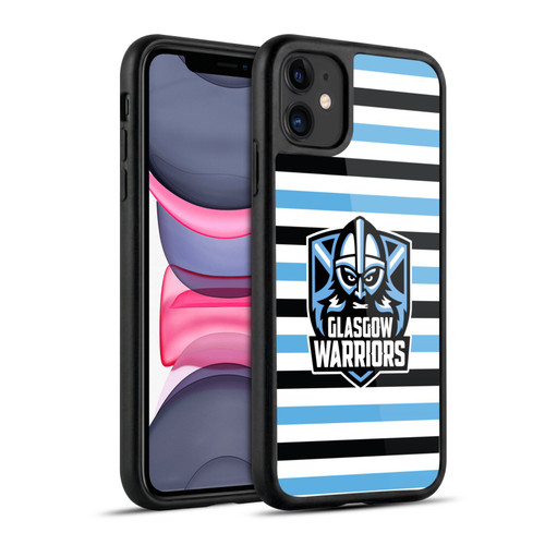 Glasgow Warriors Logo 2 Stripes 2 Gel Armour Case For Apple iPhone 11