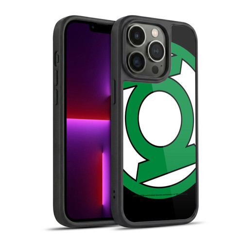 Green Lantern DC Comics Logos Oversized Gel Armour Case For Apple iPhone 13 Pro
