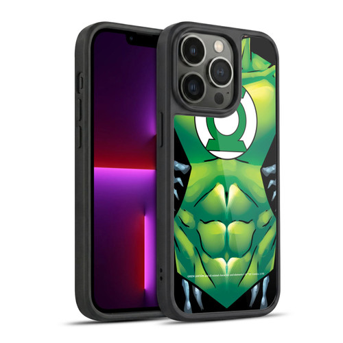 Green Lantern DC Comics Logos Uniform Gel Armour Case For Apple iPhone 13 Pro
