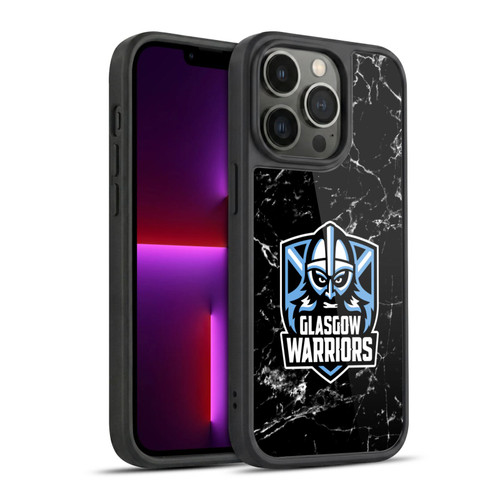 Glasgow Warriors Logo 2 Marble Gel Armour Case For Apple iPhone 13 Pro