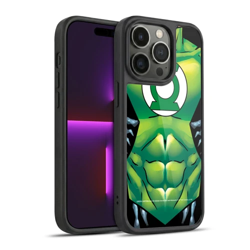 Green Lantern DC Comics Logos Uniform Gel Armour Case For Apple iPhone 14 Pro