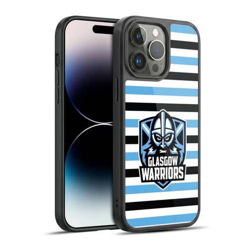 Glasgow Warriors Logo 2 Stripes 2 Gel Armour Case For Apple iPhone 14 Pro Max
