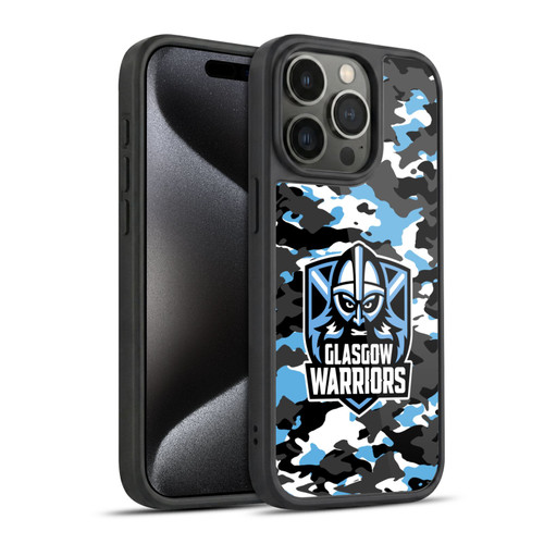 Glasgow Warriors Logo 2 Camouflage Gel Armour Case For Apple iPhone 15 Pro