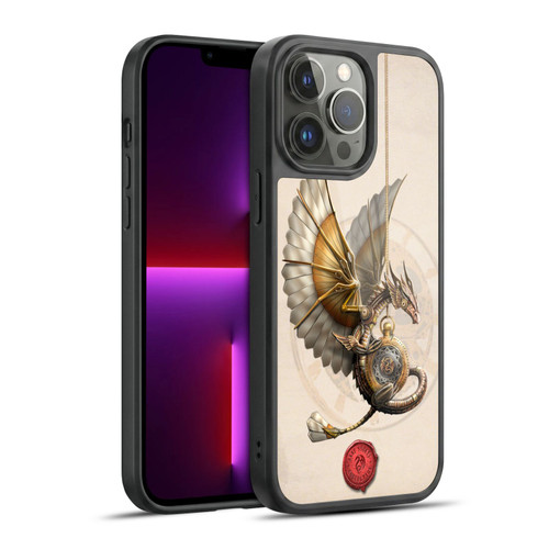 Anne Stokes Steampunk Clockwork Dragon Gel Armour Case For Apple iPhone 13 Pro Max