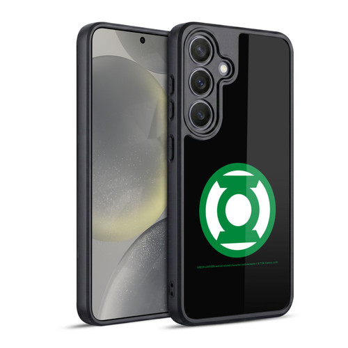Green Lantern DC Comics Logos Black Gel Armour Case For Samsung Galaxy S24 5G