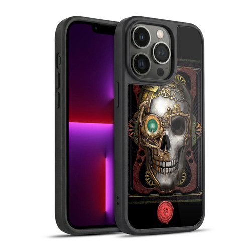 Anne Stokes Steampunk Skull Gel Armour Case For Apple iPhone 13 Pro
