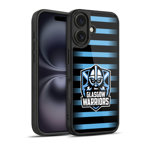 Glasgow Warriors Logo 2 Stripes Gel Armour Case For Apple iPhone 16