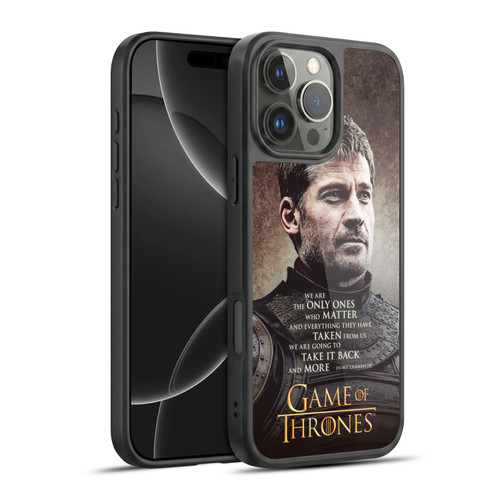 HBO Game of Thrones Character Quotes Jaime Lannister Gel Armour Case For Apple iPhone 16 Pro Max