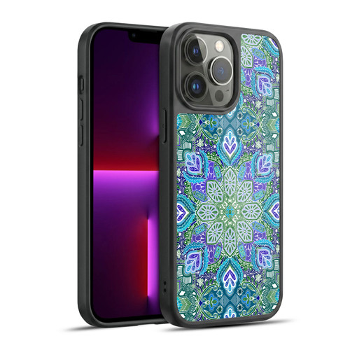 Micklyn Le Feuvre Mandala Peacock Summer Gel Armour Case For Apple iPhone 13 Pro Max