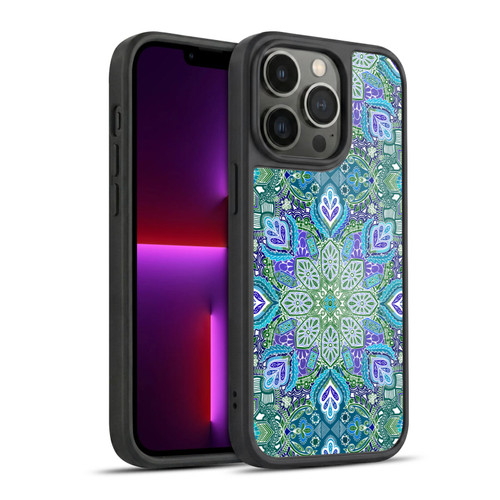 Micklyn Le Feuvre Mandala Peacock Summer Gel Armour Case For Apple iPhone 13 Pro