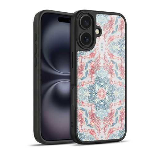 Micklyn Le Feuvre Mandala Fancy Soft Blue Gel Armour Case For Apple iPhone 16