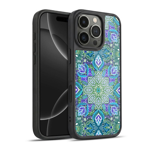 Micklyn Le Feuvre Mandala Peacock Summer Gel Armour Case For Apple iPhone 16 Pro