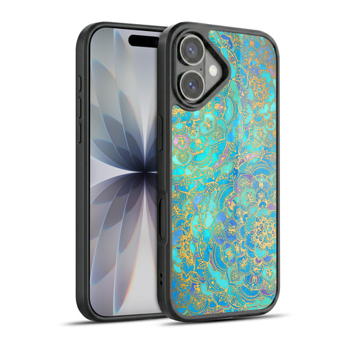 Micklyn Le Feuvre Mandala Sapphire and Jade Gel Armour Case For Apple iPhone 17