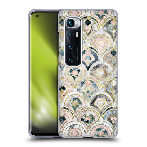 Micklyn Le Feuvre Marble Patterns Art Deco Tiles In Soft Pastels Soft Gel Case for Xiaomi Mi 10 Ultra 5G