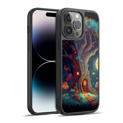 JK Stewart Key Art Tree With Small Door In Trunk Gel Armour Case For Apple iPhone 14 Pro Max