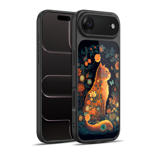 JK Stewart Key Art Orange Cat Sitting Gel Armour Case For Apple iPhone 17 Air