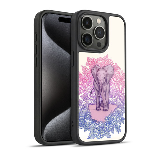 Micklyn Le Feuvre Animals Cute Baby Elephant Gel Armour Case For Apple iPhone 15 Pro