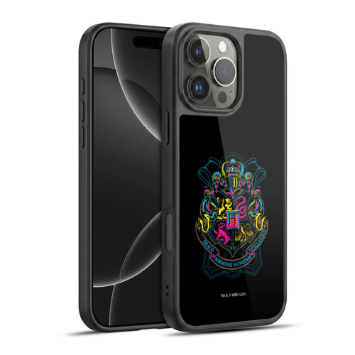 Harry Potter Deathly Hallows XXII Hogwarts Crest Gel Armour Case For Apple iPhone 16 Pro Max