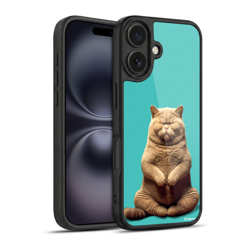 P.D. Moreno Furry Fun Artwork Sitting Cat Gel Armour Case For Apple iPhone 16