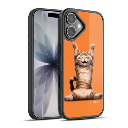 P.D. Moreno Furry Fun Artwork Happy Cat Gel Armour Case For Apple iPhone 17