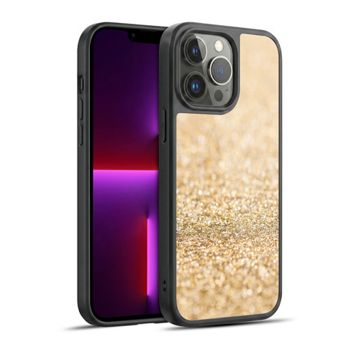 PLdesign Glitter Sparkles Champagne Gold Gel Armour Case For Apple iPhone 13 Pro Max