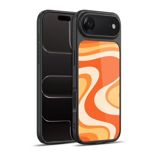 Kierkegaard Design Studio Retro Abstract Patterns Tangerine Wave Machine Gel Armour Case For Apple iPhone 17 Air