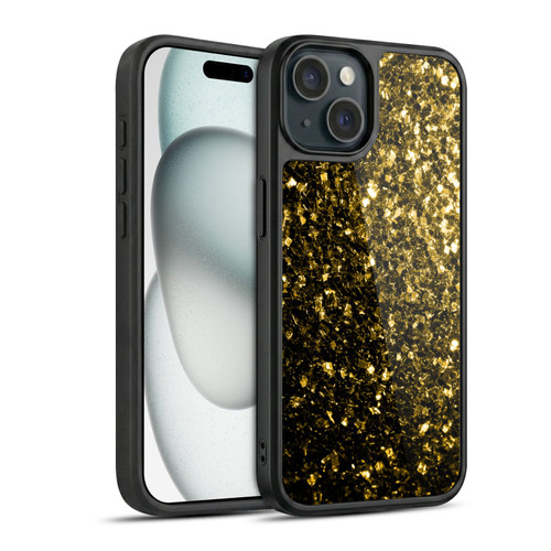PLdesign Glitter Sparkles Yellow Gold Gel Armour Case For Apple iPhone 15