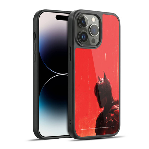 The Batman Neo-Noir Graphics Rain Gel Armour Case For Apple iPhone 14 Pro Max