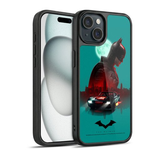 The Batman Neo-Noir Graphics Gotham Batmobile Gel Armour Case For Apple iPhone 15